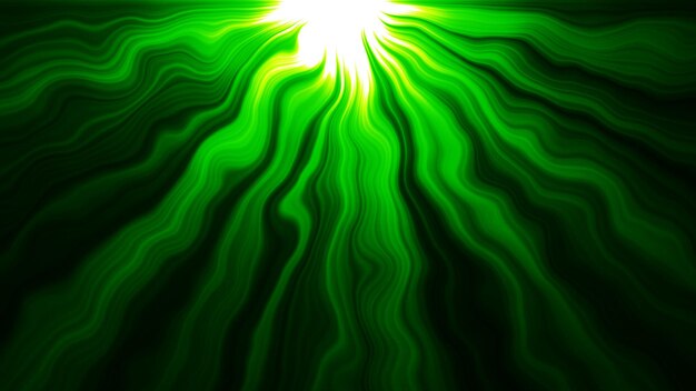 Luces verdes brillantes, deslumbrantemente brillantes, increíbles y lujosas, pantalla ancha, resolución 4K.