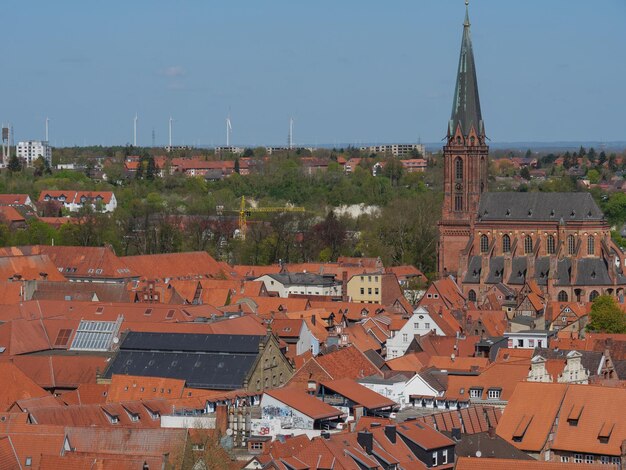 Foto lueneburg forma la ciudad de arriba