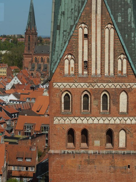 Foto lueneburg forma la ciudad de arriba