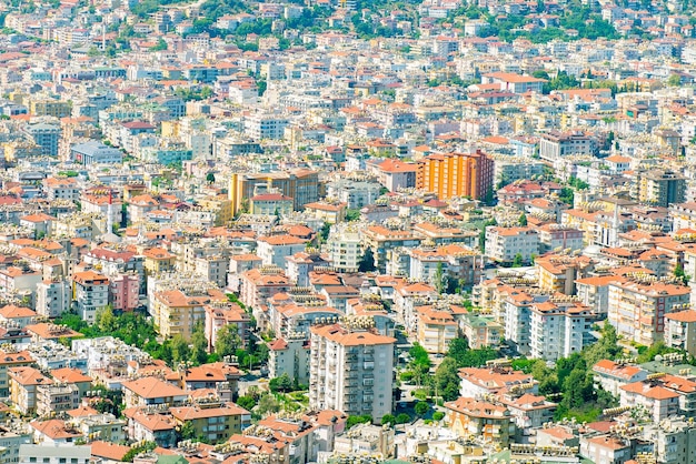 Foto luftansicht von gebäuden in der stadt