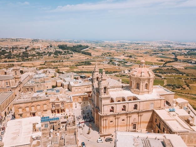 Luftaufnahme der alten Hauptstadt Valletta, Malta