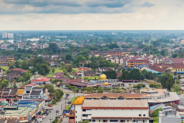 Luftaufnahme der Altstadt Taiping, Malaysia