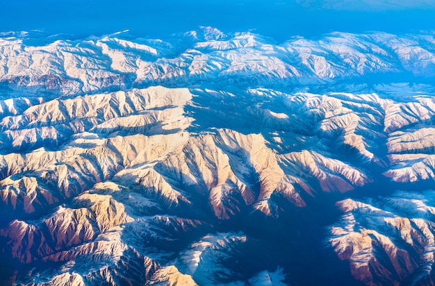 Luftaufnahme der Berge in Nordanatolien, Türkei