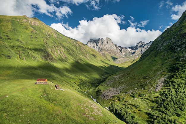 Luftaufnahme der Berge