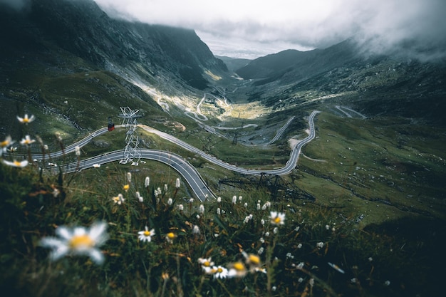 Luftaufnahme der Landschaft