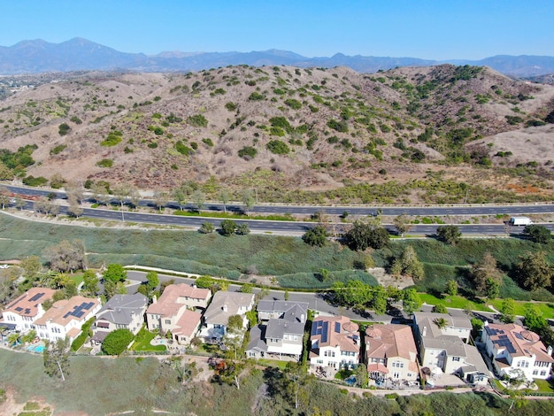 Luftaufnahme der Masterplanned Community Ladera Ranch South Orange County, Kalifornien