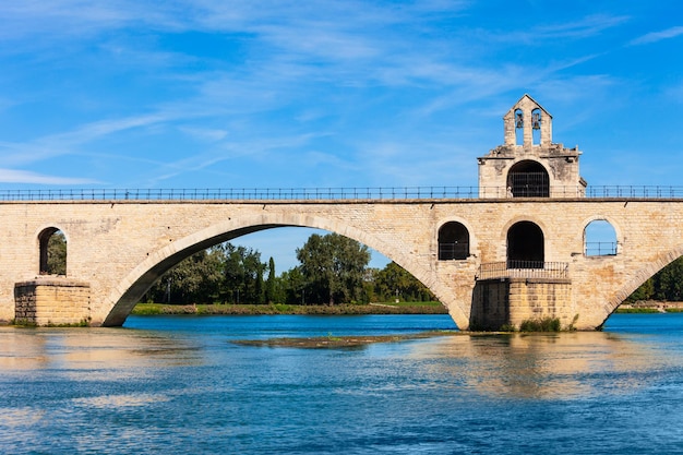 Foto luftaufnahme der stadt avignon frankreich