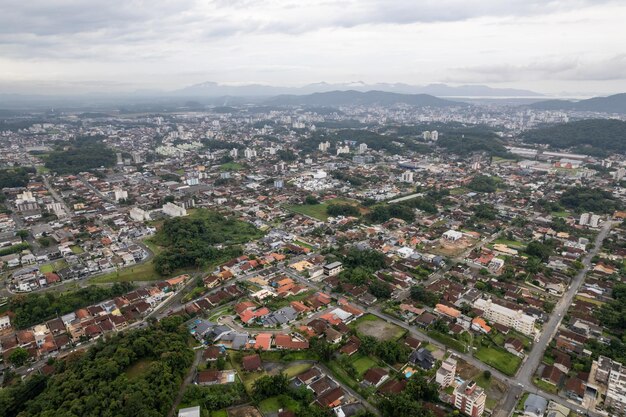 Luftaufnahme der Stadt Joinville Santa Catarina Brasilien