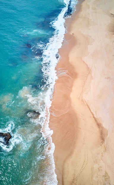 Luftaufnahme der Südküste der Insel Sri Lanka