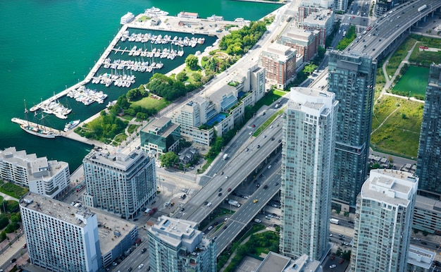 Luftaufnahme der Toronto-Stadtskyline, Kanada