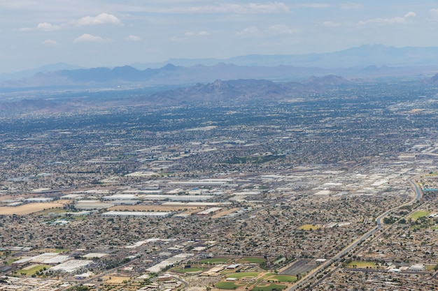 Luftaufnahme des Berges von Scottsdale, in der Nähe von Phoenix Arizona nachschlagen in den USA