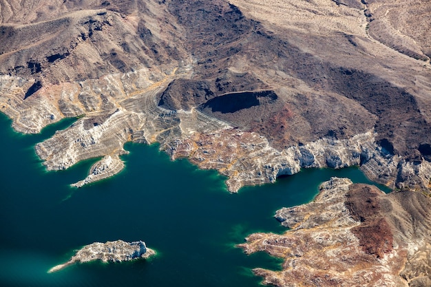 Luftaufnahme des Lake Mead