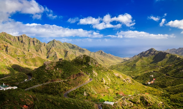 Luftaufnahme des Park Rural Anaga