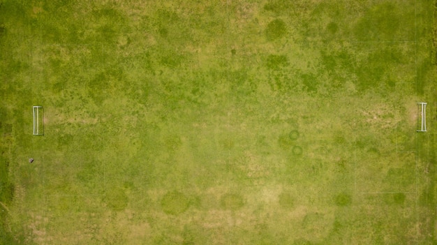 Luftaufnahme eines alten Fußballplatzes