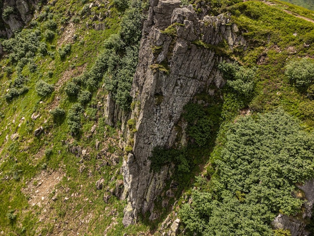 Luftaufnahme Landschaft Mountain Tracking Tourismus-Spur