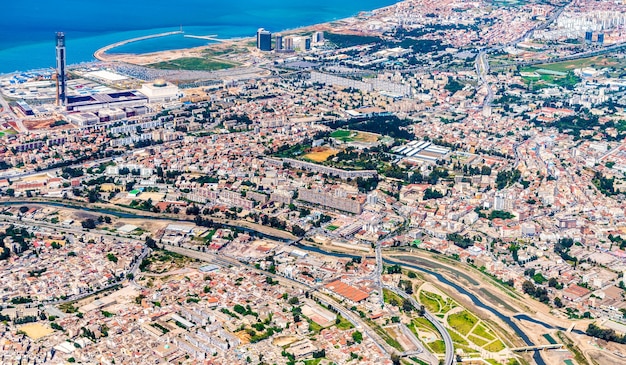 Luftaufnahme von Algier, der Hauptstadt von Algerien, Nordafrika