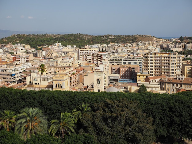 Luftaufnahme von Cagliari