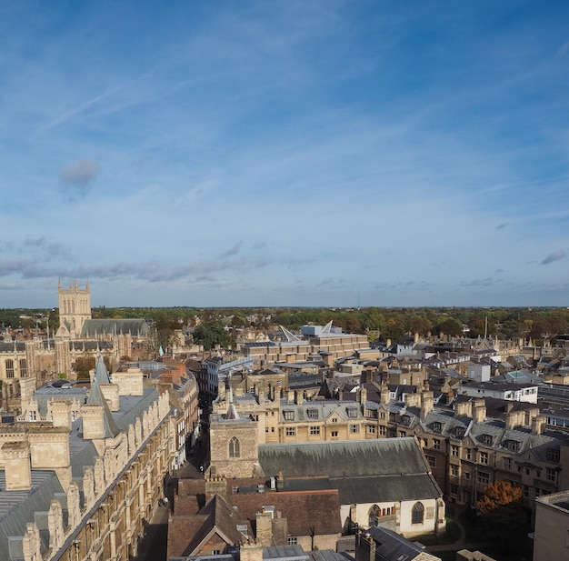 Luftaufnahme von Cambridge