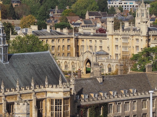 Luftaufnahme von Cambridge