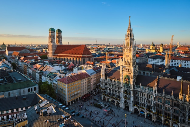 Luftaufnahme von München, Deutschland