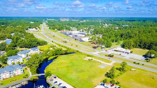 Luftaufnahme von Myrtle Beach, South Carolina.