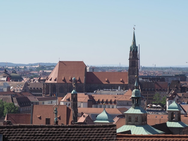 Luftaufnahme von Nürnberg