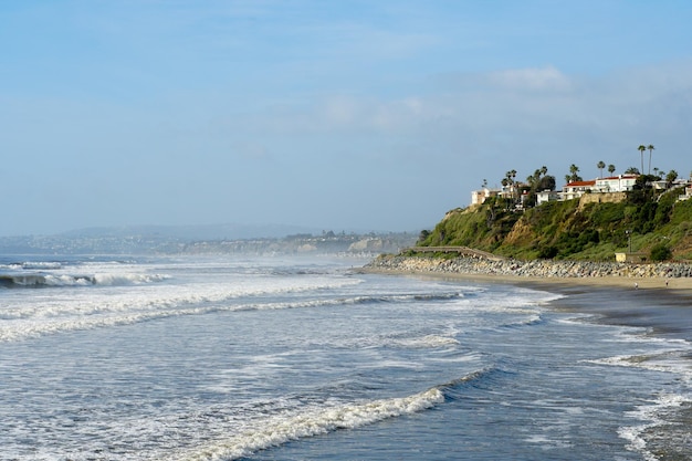 Luftaufnahme von San Clemente Strand und Küste in Orange County, USA