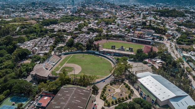 Luftaufnahme von Tegucigalpa Honduras