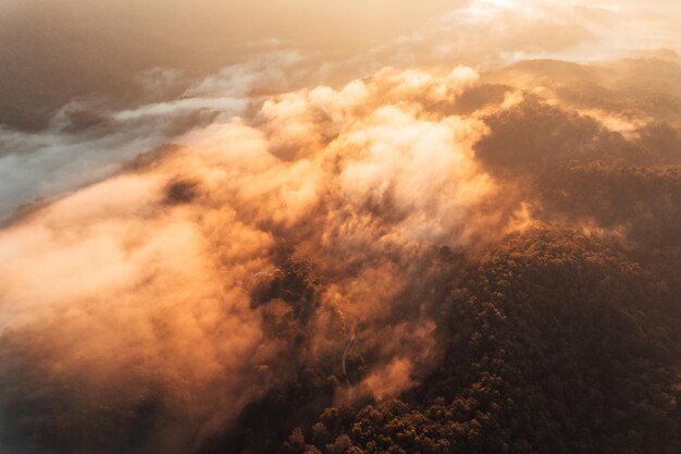 Luftaufnahme von Wolken