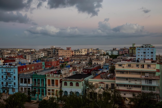 Luftbild der Hauptstadt Kubas Havanna