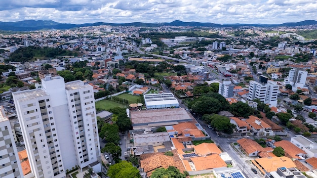 Luftbild der Stadt Betim Belo Horizonte Brasilien Hauptplatz