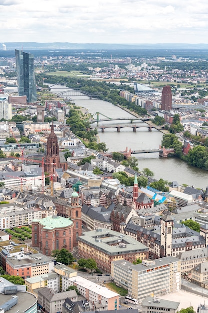 Luftbild Frankfurt Deutschland