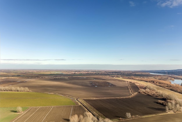 Luftbild Landschaft, Agrarlandschaft.