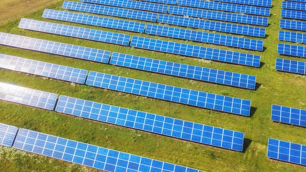 Luftbild von Solar Panel Park