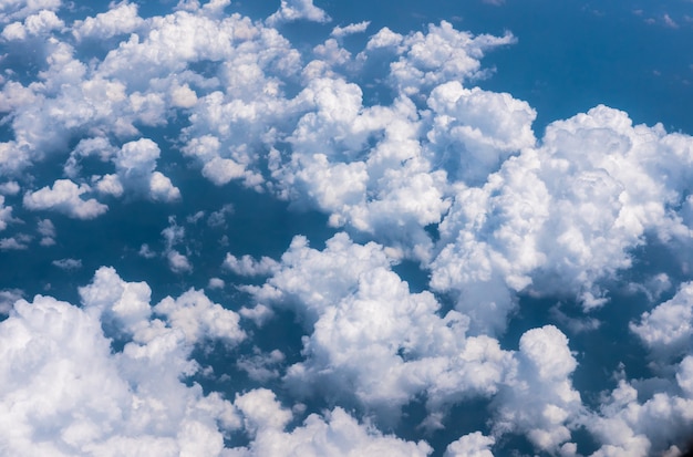 Luftbild von Wolke und Himmel