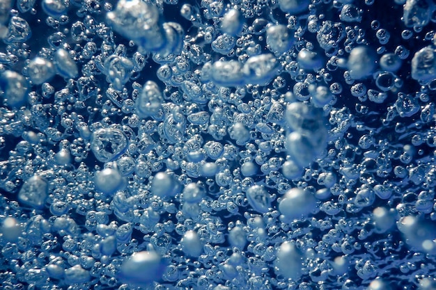Luftblasen, Unterwasserblasen abstrakter Unterwasserhintergrund