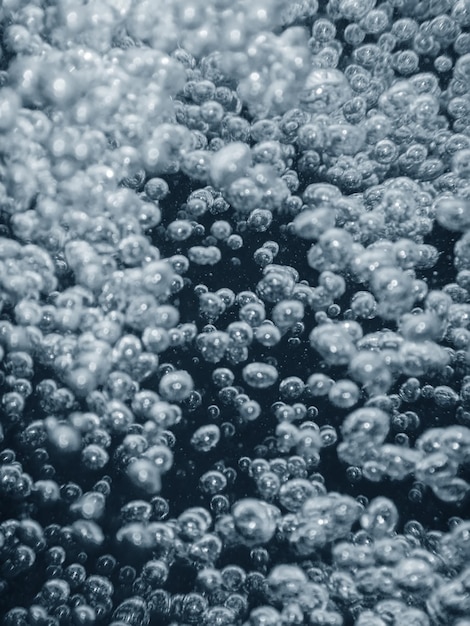 Luftblasen, Unterwasserblasen Zusammenfassung Hintergrund.
