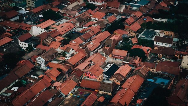 Luftfotografie der Altstadt der Stadt Shantou, Provinz Guangdong, China