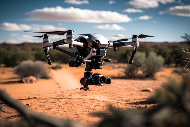 Luftwunder Drohnen in Aktion AI generiert