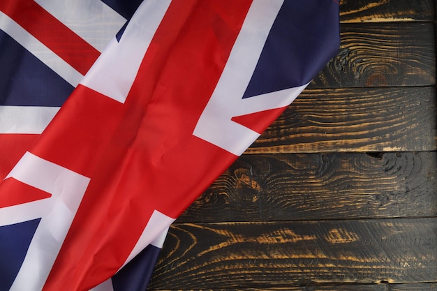 Lugar de fundo da bandeira da Grã-Bretanha para espaço de texto