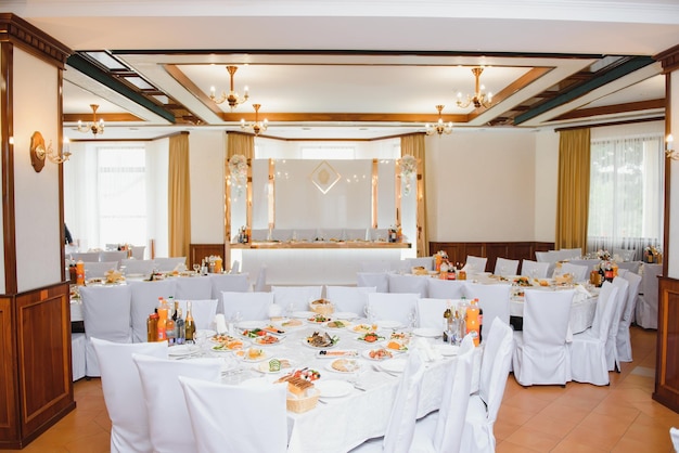 Lugar de luxo para a festa de casamento incrível