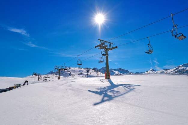 Lugar de esquí resort en el valle de Aran