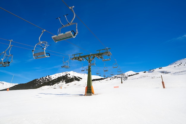 Lugar de esquí resort en el valle de Aran