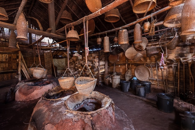 Lugar y material utilizado en la producción Ancient Rack Salt, en Tailandia