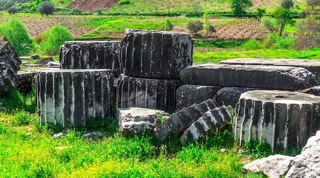 Lugar de turismo histórico antiguo Sardes Artemis