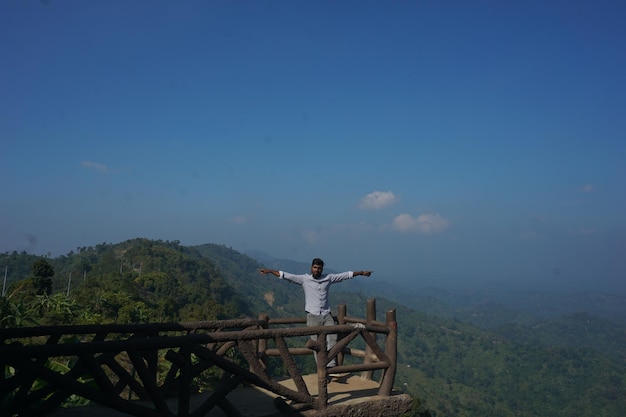 El lugar turístico de Nilgiri Bandarban Bangladesh