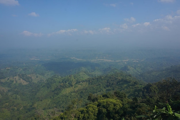 Foto el lugar turístico de nilgiri bandarban bangladesh