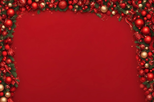 Una lujosa alfombra navideña roja para tu sala de estar
