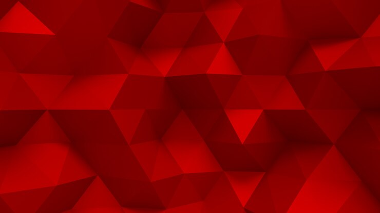 Foto lujoso rojo elegante con triángulos y cristales.