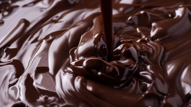 Lujosos y tentadores remolinos de chocolate para delicias de postre irresistibles